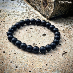 Bracelet 8mm Onyx mat Bracelet 8mm Onyx mat