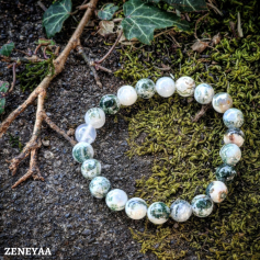 Bracelet 8mm Agate Arbre Bracelet 8mm Agate Arbre