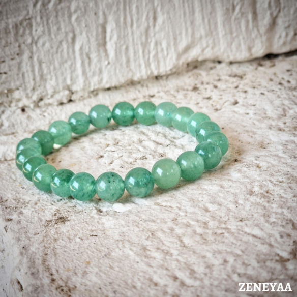 Bracelet 8mm Aventurine verte