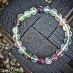 Bracelet 8mm Fluorite Bracelet 8mm Fluorite