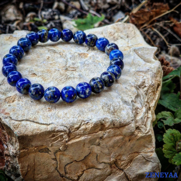 Bracelet 8mm Lapis lazuli