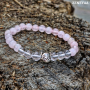 Bracelet Cat Quartz rose