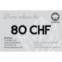 Bon Cadeau 80 CHF