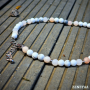 Bracelet de Cheville Nina Aventurine rose