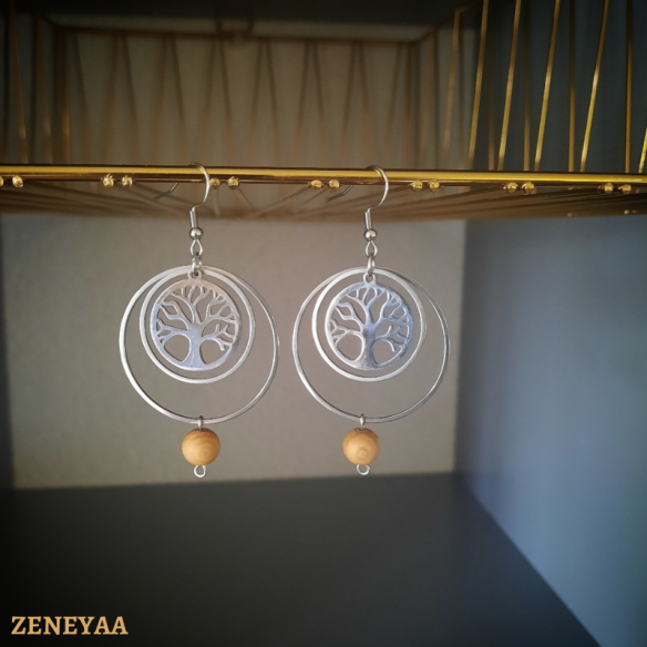 Boucles d'oreilles Gaïa