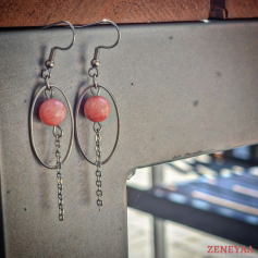 Boucles d'oreilles Rosa