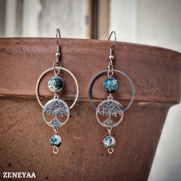 Boucles d'oreilles Tree