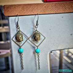 Boucles d'oreilles Buddha Boucles d'oreilles Buddha