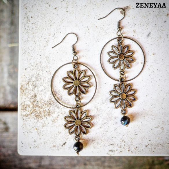 Boucles d'oreilles Flowers