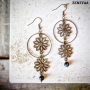 Boucles d'oreilles Flowers