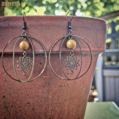 Boucles d'oreilles Lory Mookaite Boucles d'oreilles Lory...