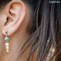 Boucles d'oreilles Enfants Amazonite