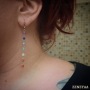 Boucles d'oreilles Tess 7 Chakras