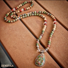 Collier Rachelle Unakite